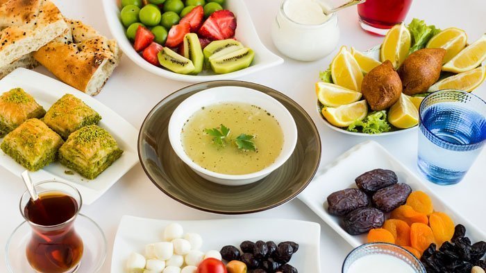 الوجبات الصحية في رمضان
